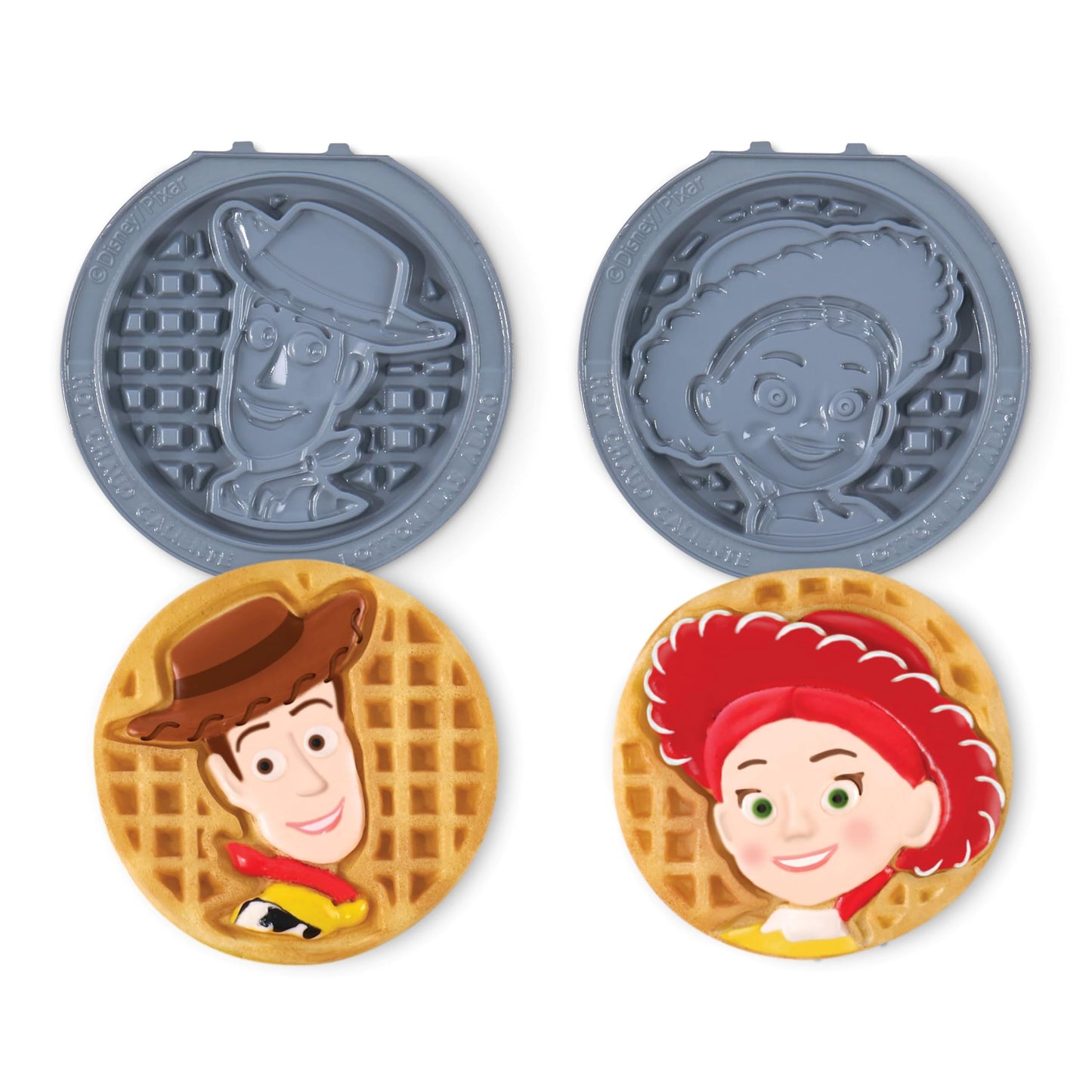 Disney Dash MultiMaker Mini System Removable Plate Set - Ceramic Coating Replacement Plates for Waffle Breakfast - Waffle Maker