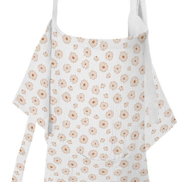 Wimst Muslin Nursing Cover Breastfeeding For Women, Soft And Breathable Breastfeeding Cover With Rigid Hoop For Nursing Apron (F