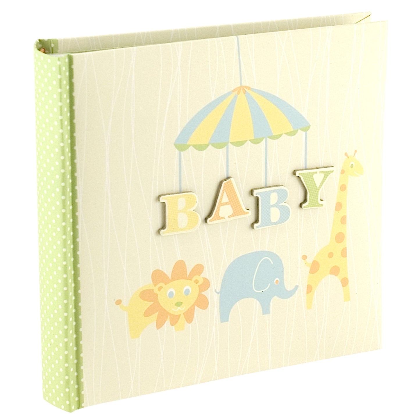 Malden International Designs Baby Animals Baby Photo Ablum, 80-4x6, Green