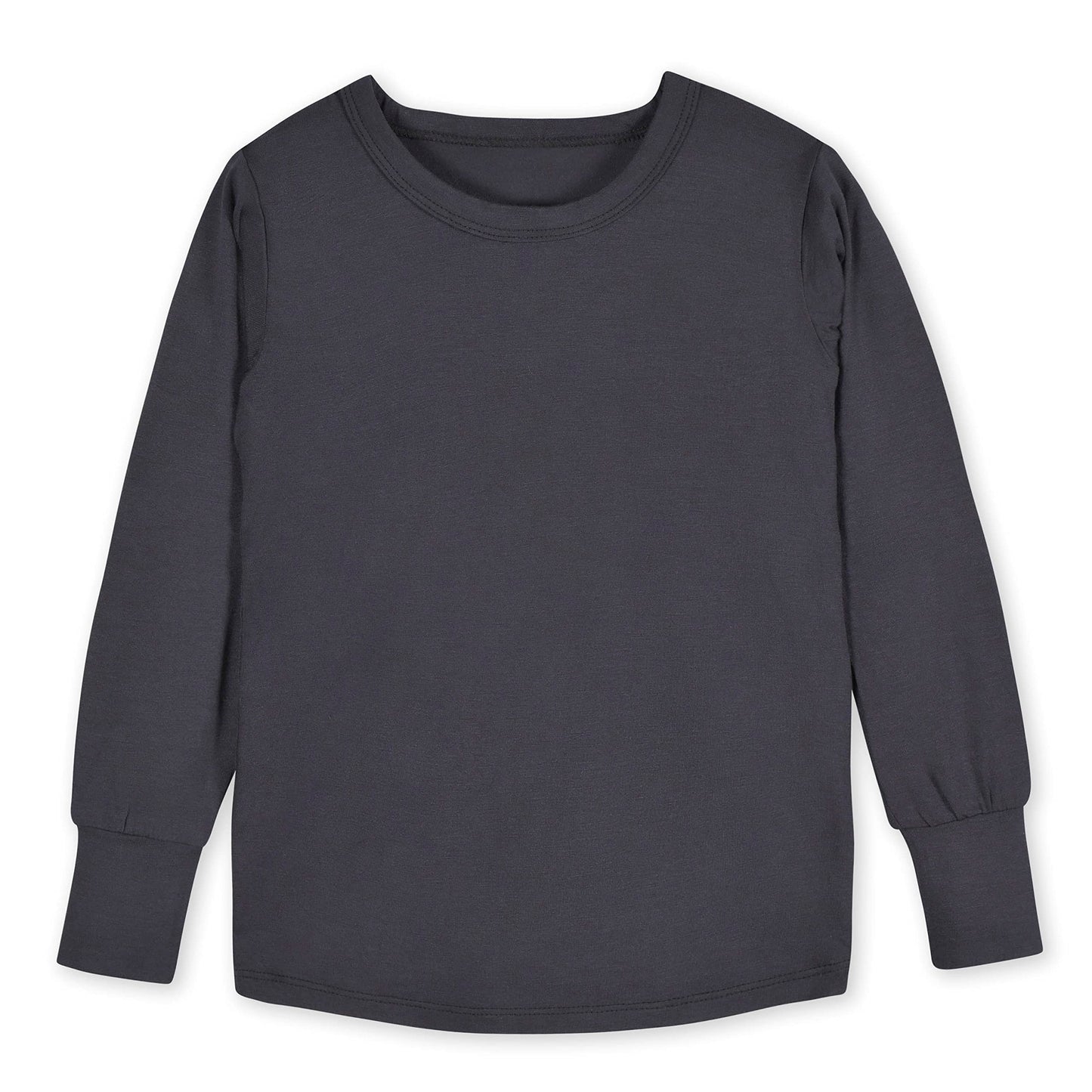 Gerber Unisex Baby Toddler Buttery-Soft 2-Piece Snug Fit With Viscose Made Eucalyptus Pajama Set, Shadow, 12 Months Us