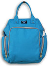 Jumping Daisy Large Backpack Baby Changing Diaper Bag (Blue)
