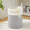 Youdenova Woven Rope Laundry Hamper Basket, 58L Tall Luandry Basket, Baby Nursery Hamper For Blanket Storage, Clothes Hamper For