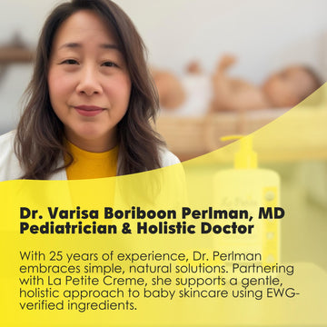 La Petite Creme French Premium Diapering Lotion - Diaper Cream Alternative To Baby Wipes - Moisturizer & Skin Cleanser - Usda Ce