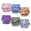 Bisenkid 6 Packs Waterproof Plastic Underwear For Toddlers Potty Training Pants And Good Elastic Rubber Underwear For Toddlers D