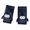 Hudson Baby Unisex Baby Cushioned Strap Covers, Navy Owl, One Size
