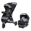Baby Trend Passport Seasons All-Terrain Stroller Travel System with EZ-Lift Plus Infant Car Seat, Dash Black