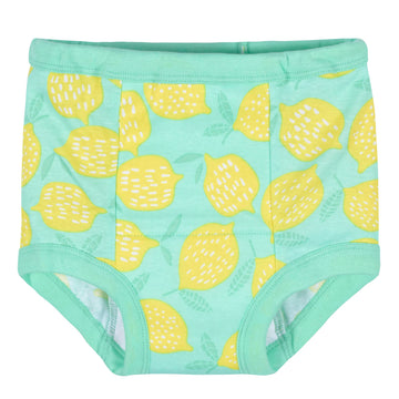 Gerber Baby Girls Infant Toddler 4 Pack Potty Training Pants Underwear Peach And Yellow 3T