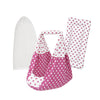 Beetot Baby Swing Cradle Set | (3 In 1) Hanging Cradle Cotton Cloth, Removable Pad, And Mosquito Net | CraDark Pink Star
