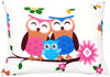 Cotton Toddler Pillowcase 13 X 18 Owl - Small Pillowcases For Travel Pillows, Owl Pillow Cases, Crib Pillows Protector For Toddl