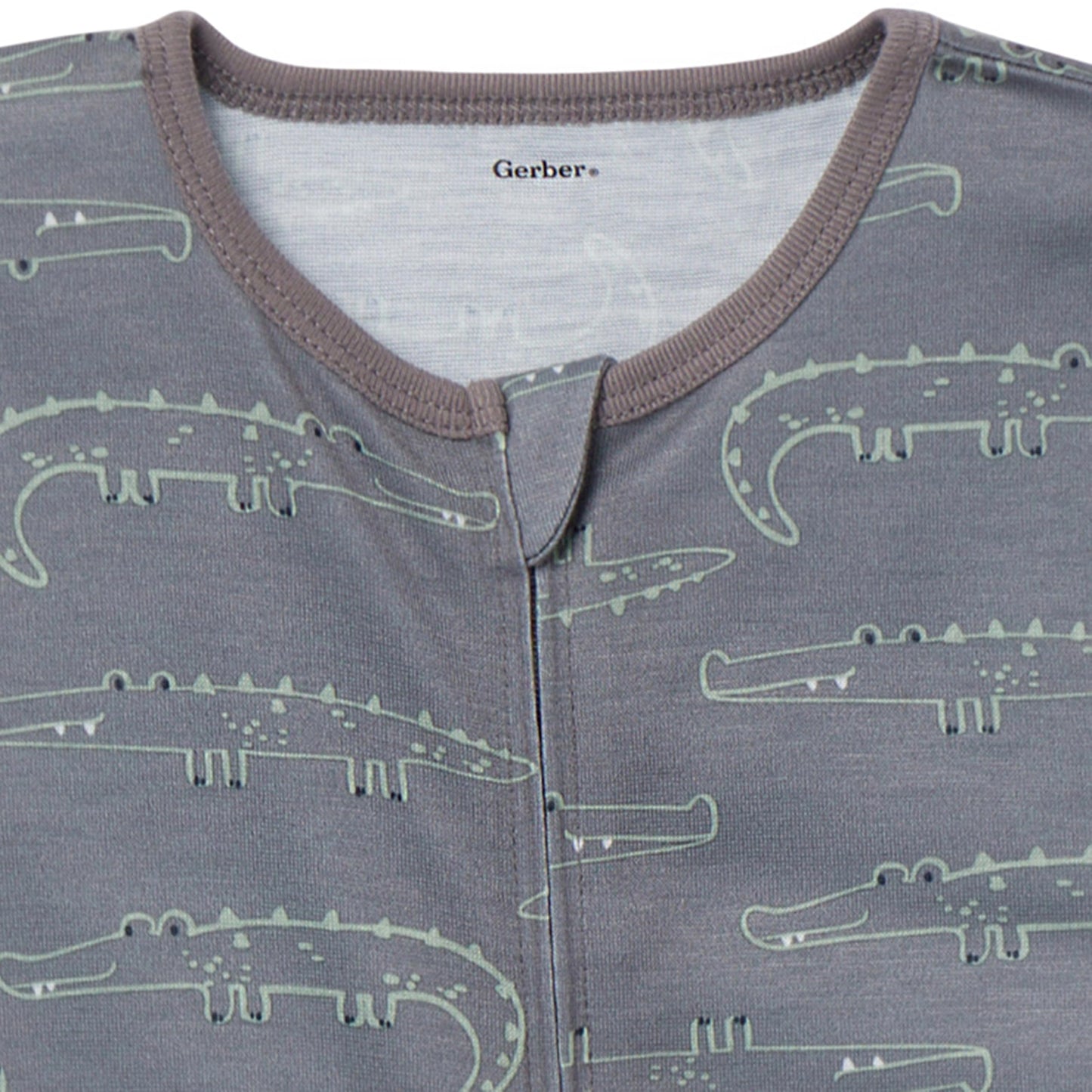 Gerber Toddlers And Baby Boys' Loose-Fit Polyester Jersey Footless Pajamas, Jungle