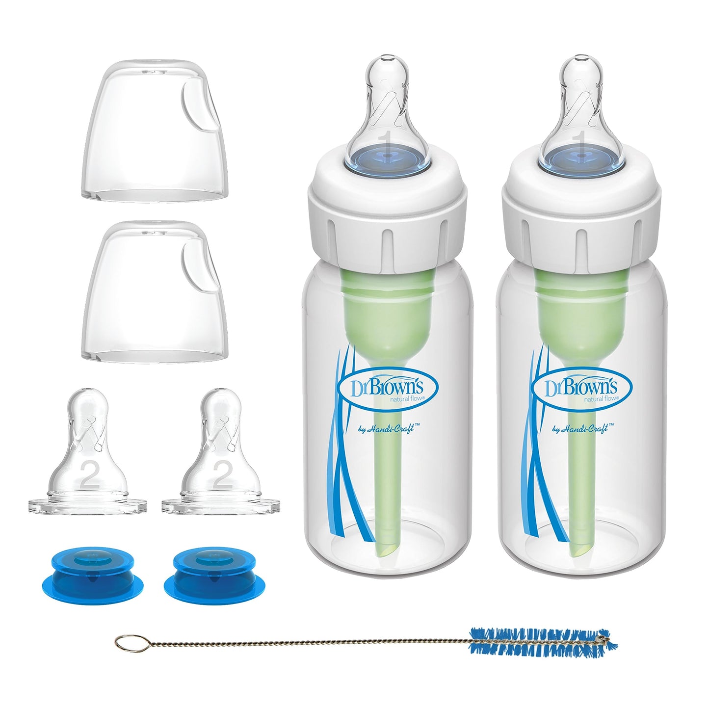 Dr. Browns Medical Specialty Feeding System, Narrow Baby Bottle, Infant-Paced Feeding Valve, Oral Feeding Solution For Infants W