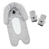 Travel Bug Baby & Toddler 3-Piece Head Support & Strap Covers Set For Car Seats, Strollers & Bouncers (Koala)