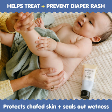 Tubby Todd Sweet Cheeks Diaper Paste - Diaper Rash Cream With 14% Zinc Oxide - Hypoallergenic - For Soothing And Protecting Sens