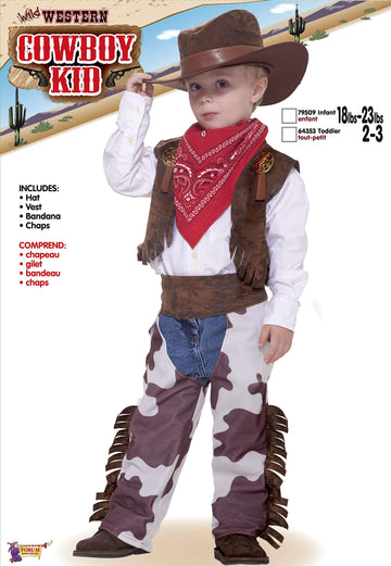 Forum Novelties Cowboy Kid Costume, Toddler Size