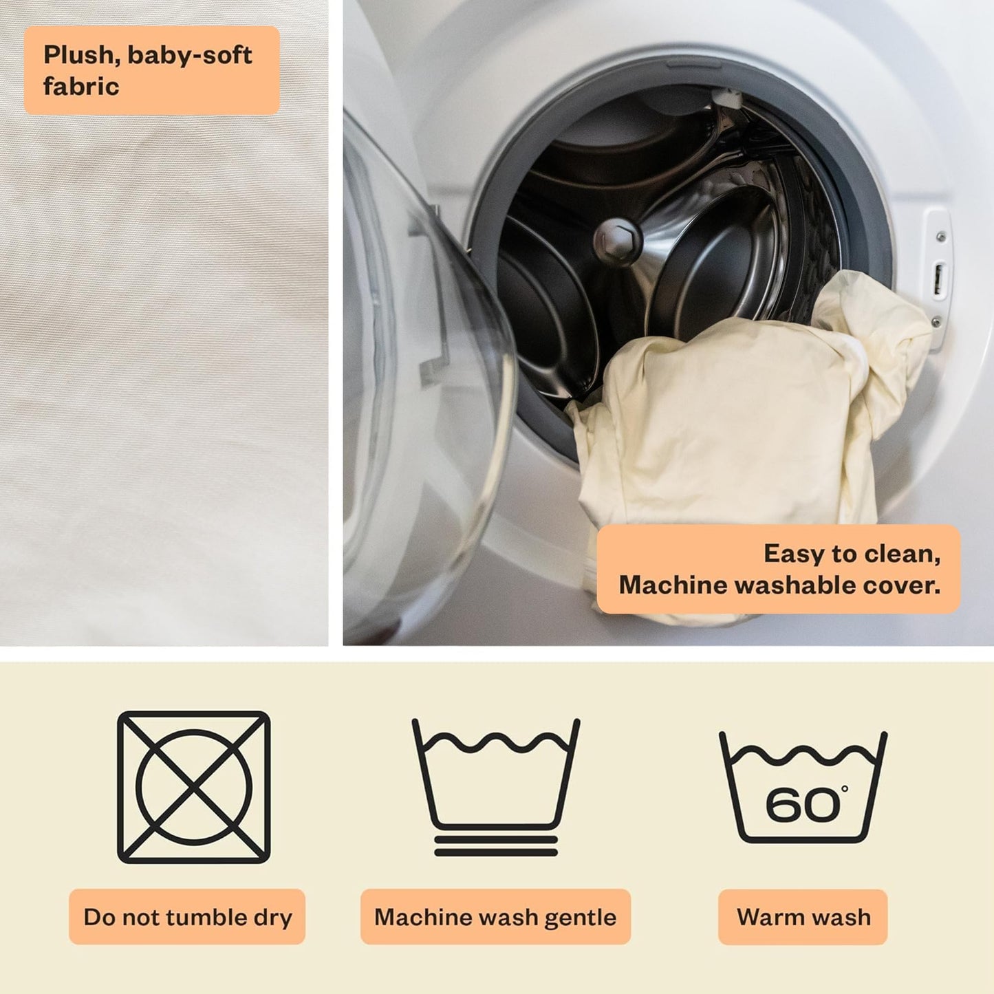 My Brest Friend Deluxe Organic Nursing Pillow 100% Organic Cotton Slipcover Ergonomic Breastfeeding Pillows Supports Both Mom An