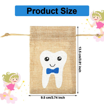 Tooth Fairy Bag Pouch For Boys And Girls To Place Under Pillow Milk Teeth Container Box For Toothfairy Tooth Holder Keepsake Gif