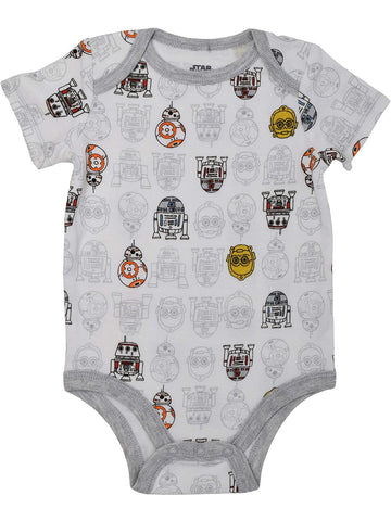 Star Wars Baby Boys 5 Pack Bodysuits Darth Vader Chewbacca Storm Trooper 24 Months