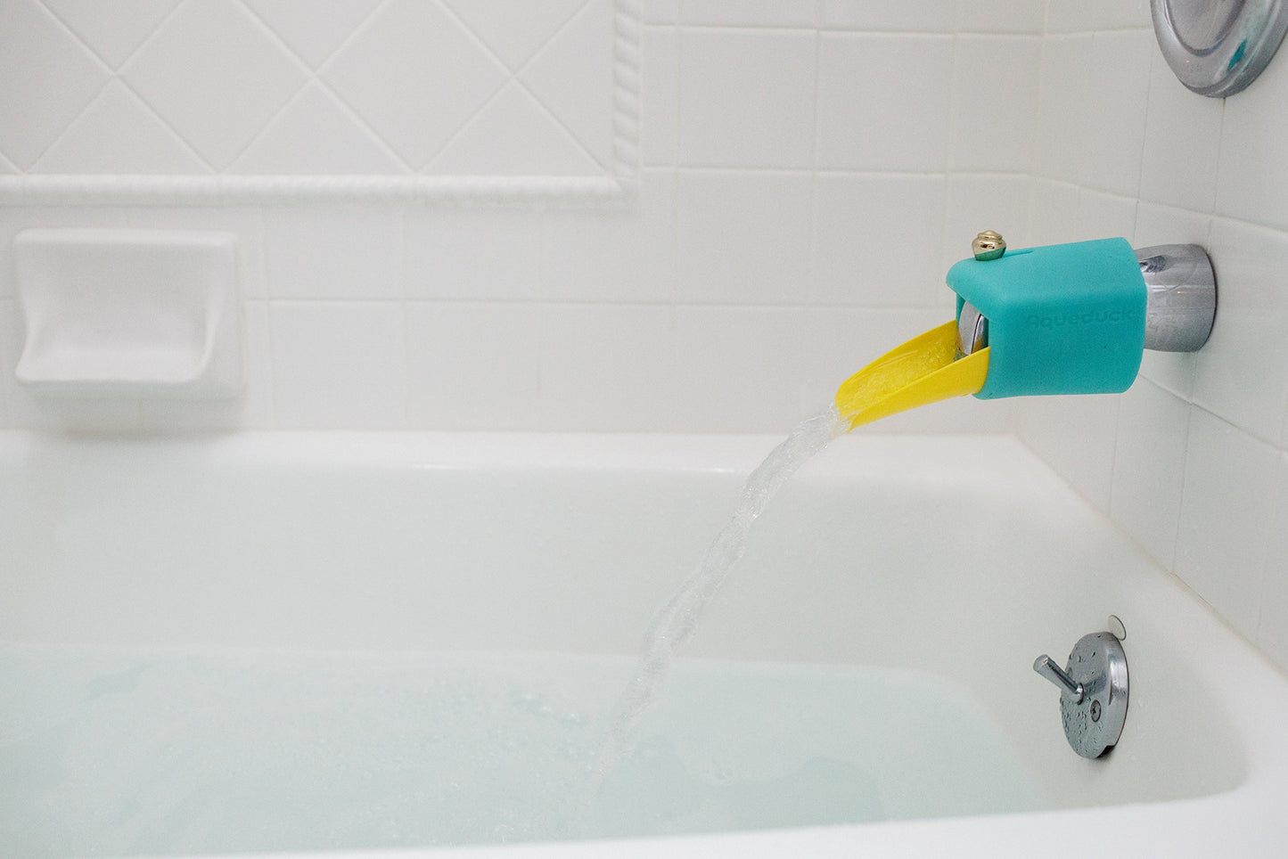 Aqueduck Bath Spout Extender Plus Cover