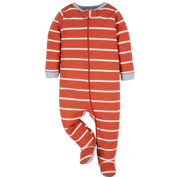 Onesies Brand Baby Boys' 4-Pack Sleep 'N Play Footies, Bear, Newborn