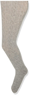 Jefferies Socks Baby Girls' Cable Tight, Grey Heather, 6-18 Months
