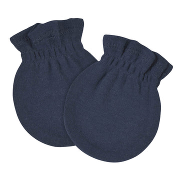 Gerber Baby 12-Pack No Scratch Mittens, Navy, 0-3 Months (8-Pack)