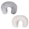 Pro Goleem Nursing Pillow Cover 100% Jersey Cotton 2 Pack Soft Feeding Pillow Slipcover For Breastfeeding Moms Fits Standard Inf