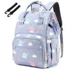 Yusudan Elephant Diaper Bag Backpack for Baby Girls, Mom Waterproof Large Nappy Bags for Women
