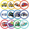 Eersida 120 Pcs Toilet Targets for Potty Training Boy Pee Tinkle Target Travel Potties Flushable Car Animal Potty Training Stick