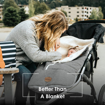 Jj Cole Bundle Me Winter Baby Car Seat Cover And Bunting Bag - Weather Resistant Baby Carrier Cover - Stroller Accessories And W