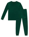 Family Feeling Boys Girls Kids Pajamas Solid Colors 2 Piece Pajama Set Cotton Size 6