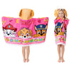 Franco Paw Patrol Pink Bath/Pool/Beach Soft Cotton Terry Hooded Towel Wrap, 24' X 50', Kids