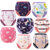 Moomoo Baby 8 Packs Potty Training Pants Cotton Absorbent Training Underwear For Toddler Baby Gir 7T
