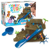 MindWare Dinosaur Color Splash Water Park Bathtub Playset - Interactive Bath Toys with Color Changing Dinosaur Figures - Gift fo