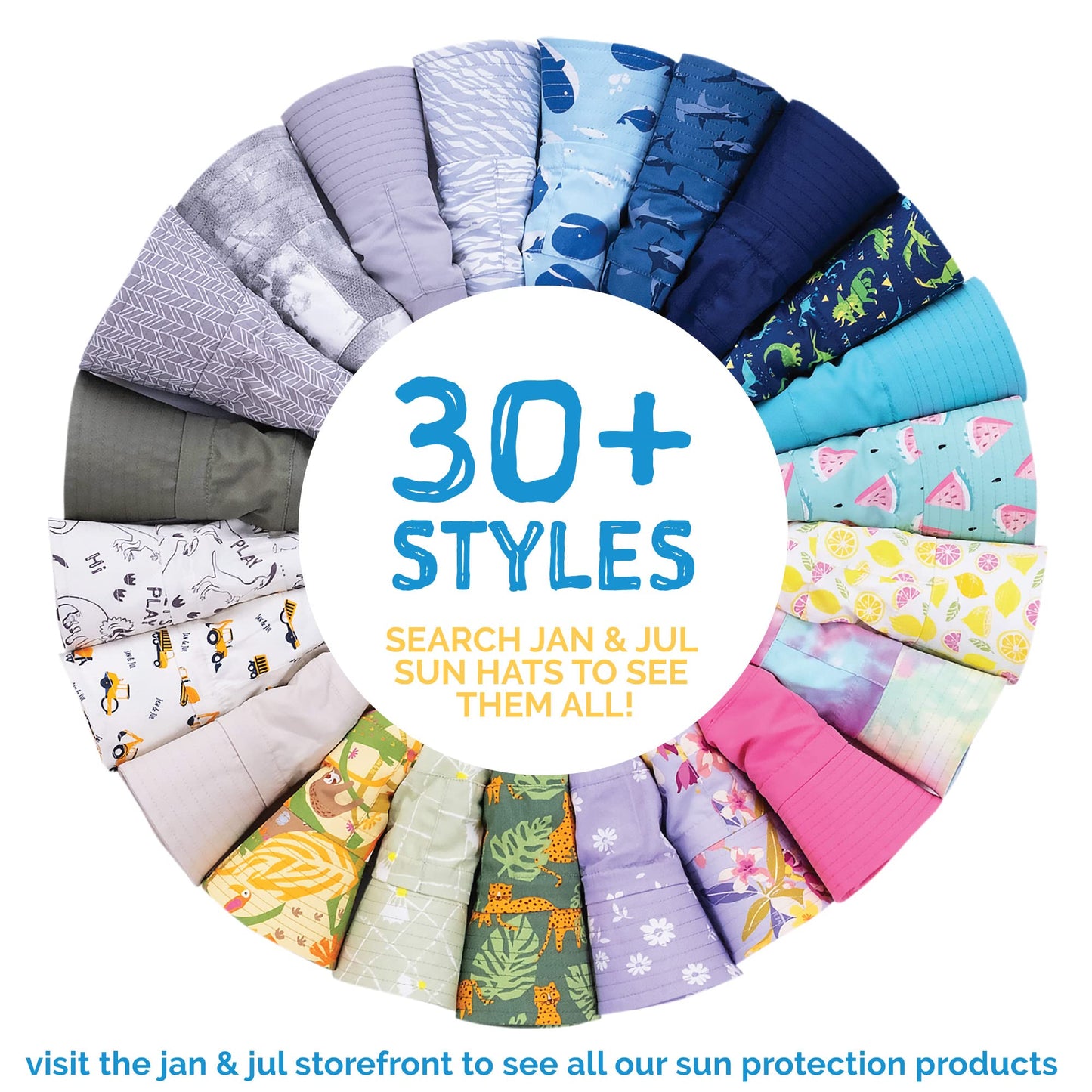 Jan & Jul Floppy Sun-Hat For Toddler Girls Adjustable, 50+ Upf (L: 2-5 Years, Strawberry)