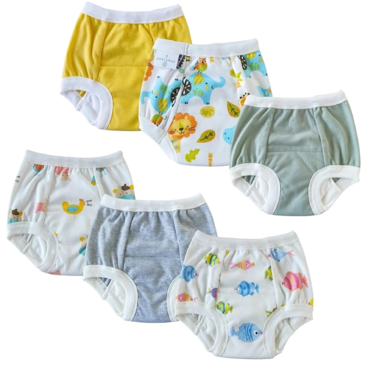 Peejamas Daytime Trainers - Comfortable Toddler Underwear for Potty Training - Diaper Replacement Training Pants for Toddlers -