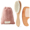 Myzi Baby Hair Brush Set - Soft Baby Brush Set For Newborns, Baby Comb And Brush Set Girl And Boy, Toddler Hair Brush And Toddle