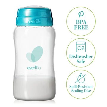 Evenflo Advanced Breast Milk Collection Bottles, 5Oz 6 Pack