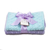 Meg Original Lavender & Aqua Baby Girl Burp Cloth Set