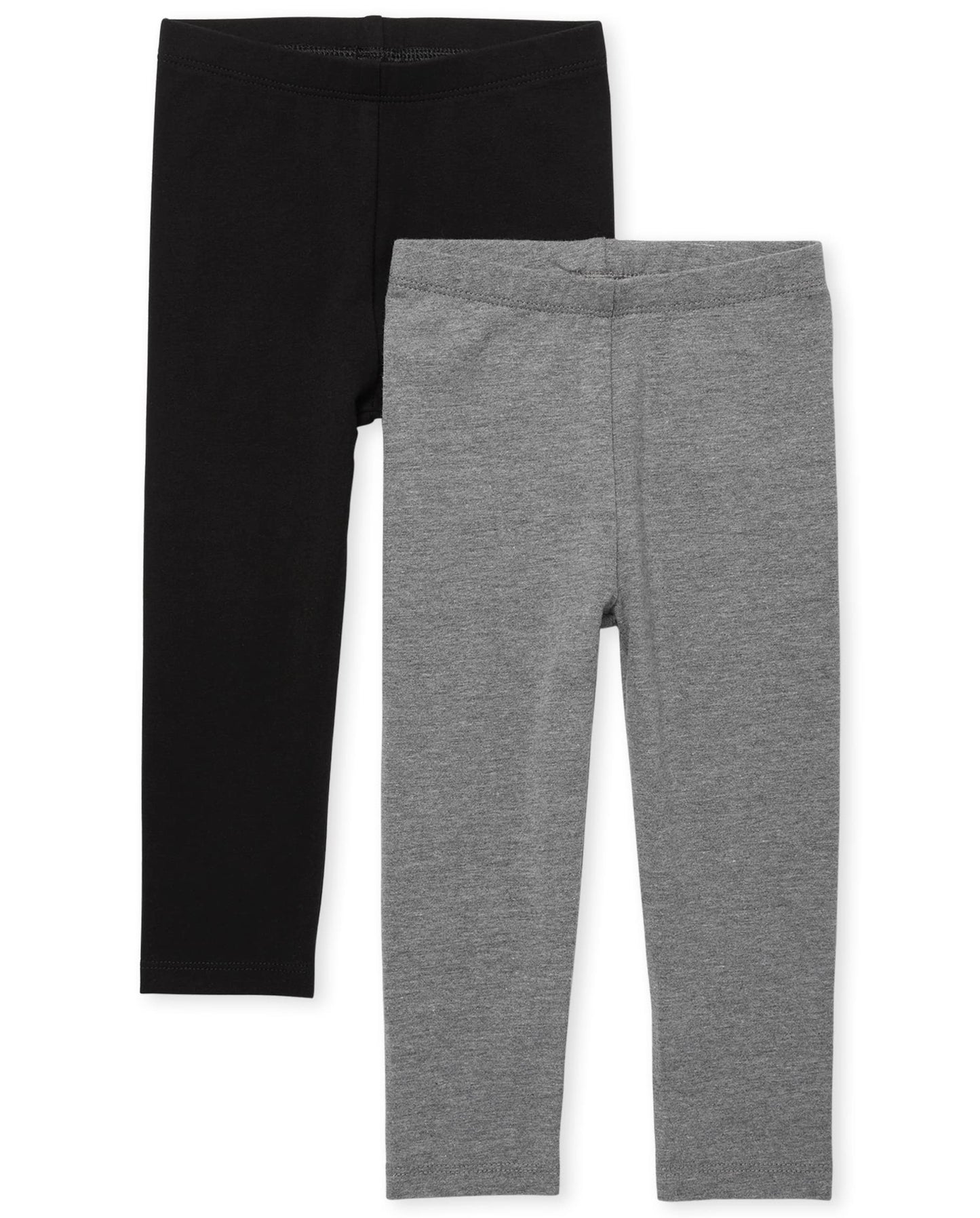 The Children'S Place Baby Girls And Toddler Girls Leggings,Black/ Hound Gray Pack,4T