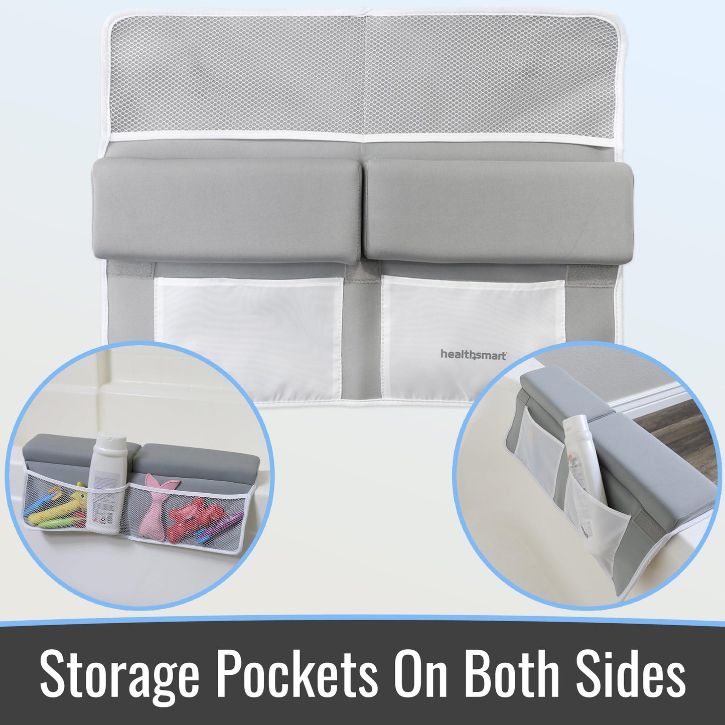 Healthsmart Comfortable Baby Bath Kneeler And Elbow Rest Pad Set | Ultra-Thick Padded Bath Kneeling Pad For Bathing Baby With To