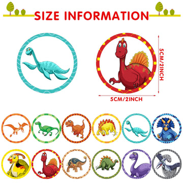 Laumoi 120 Pcs Toilet Targets For Boys Training Flushable Dinosaur Targets Potty Pee Toilet Target Stickers Dinosaur Potty Train
