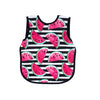 Bapronbaby Watermelon Stripes Bapron - No Neck Tie Safer Bib For Baby & Toddler - Soft Waterproof Stain Resistant - Machine Wash