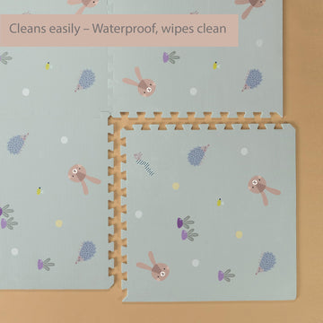 Taf Toys Baby Play Mat - Play Pen Tummy Time Mat & Crawling Mat Foam Play Mat For Baby With Interlocking Floor Tiles 72X48 Inche