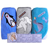 Frenchie Mini Couture, Hooded Bath Towels For Babies, 80% Cotton/20% Polyester, Wild Sea Animal Design Baby Bath Towel Set, Pack