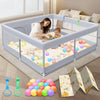 XVISHX Baby Playpen with Mat, 50x50 Inch Play Pen, Playpen for Babies and Toddlers, Baby Playard for Indoor & Outdoor Active Cen