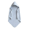 Mushie Baby Hooded Towel | Organic Cotton (Baby Blue)