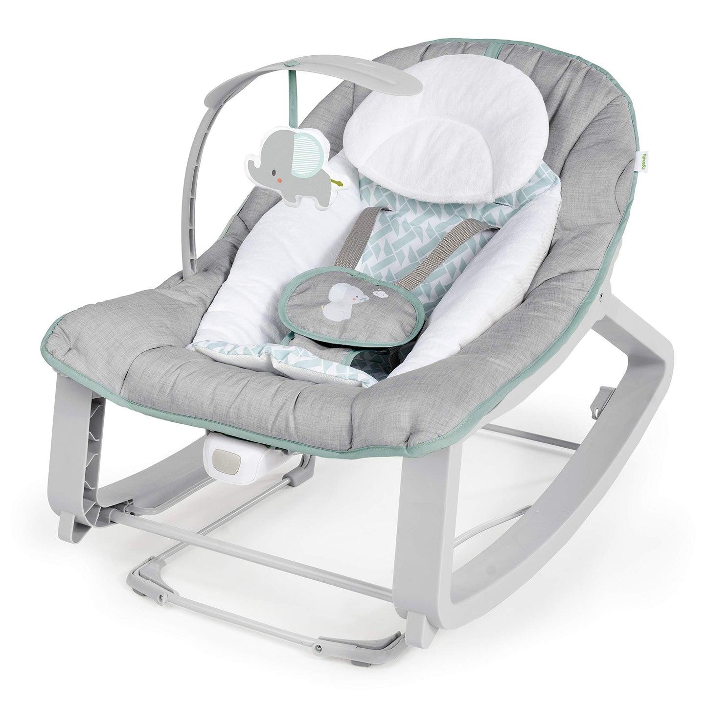 Ingenuity Keep Cozy 3-In-1 Grow With Me Vibrating Baby Bouncer, Seat & Infant To Toddler Rocker, Vibrations & -Toy Bar, 0-30 Mon