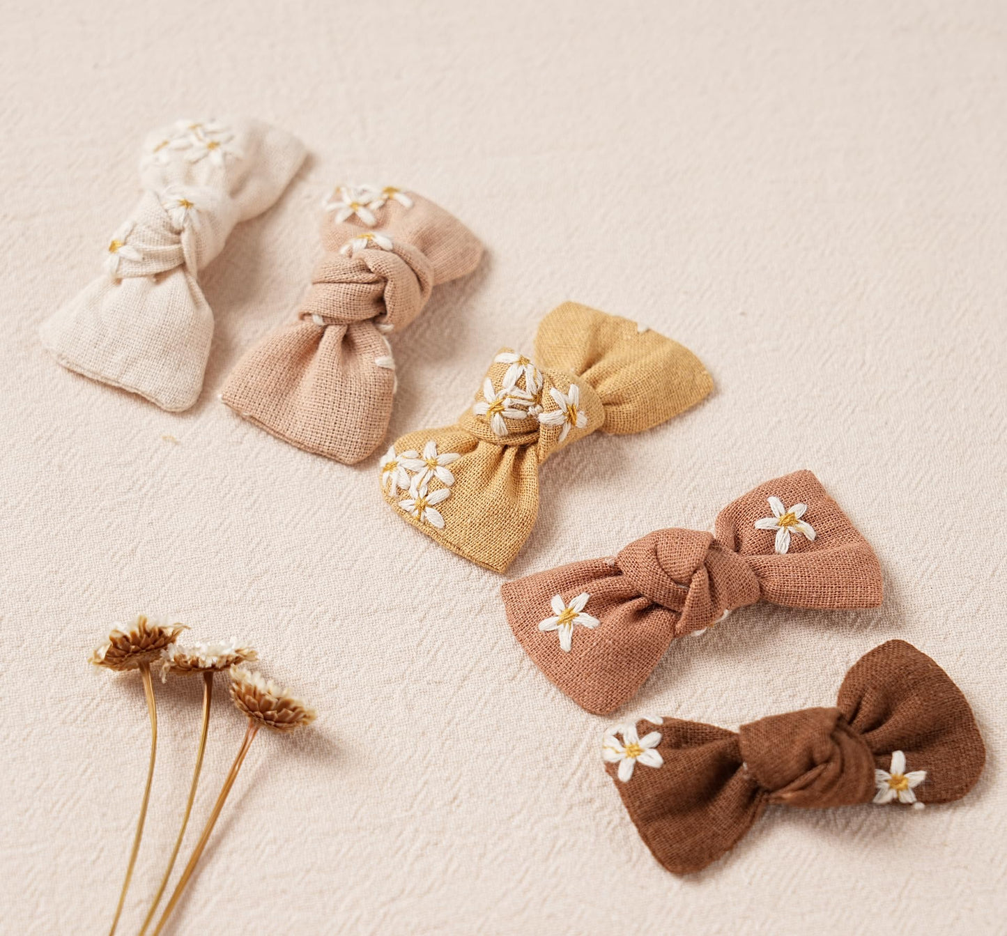 Fancy Clouds Baby Girl Bows Headbands,10 Pcs Stretchy Soft Nylon Hairbands Hair Bows For Newborns, Infants, Toddlers - Handmade