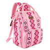Wrangler Aztec Backpack Organized Daypack Travel Baby Bag With Stroller Strap And Side Bottle Pockets Wg2204-9110Pk