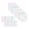 Luvable Friends Unisex Baby Super Soft Bundle Washcloths, Girl Feathers, One Size